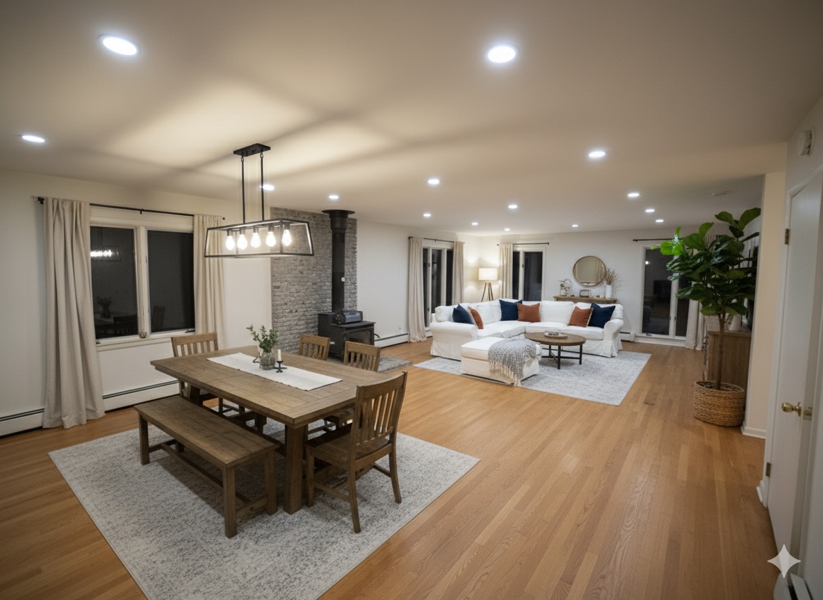 Interior finish work